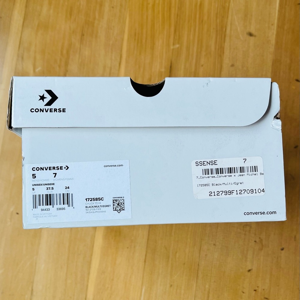 Converse Basquiat high top 7 NIB - Picture 7 of 7